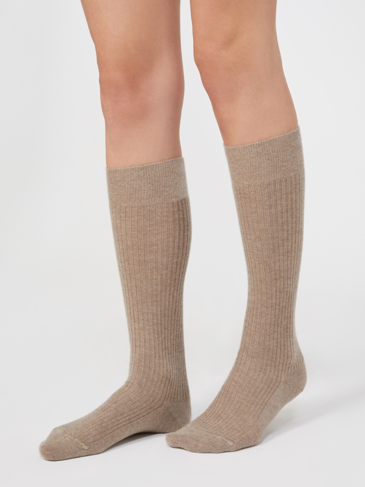 Cashmere socks - CAMEL - Max Mara