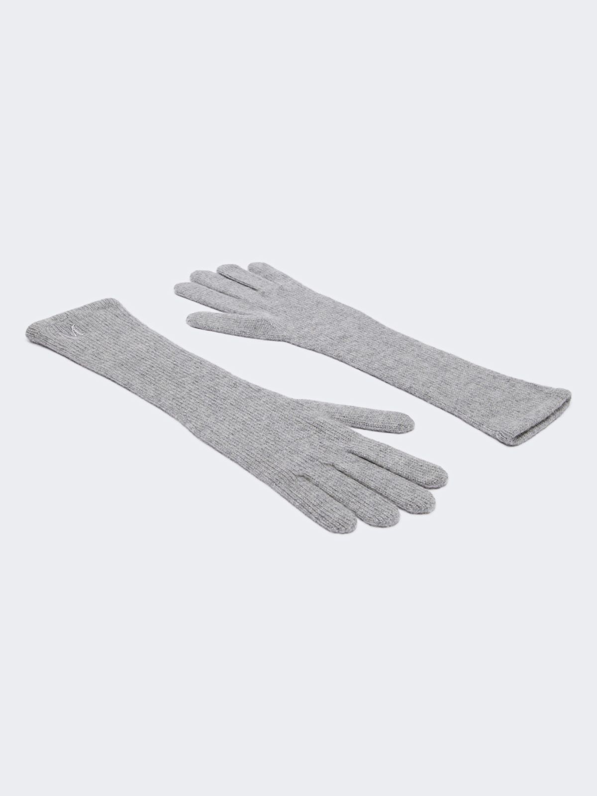 Cashmere gloves - LIGHT GREY - Max Mara - 2