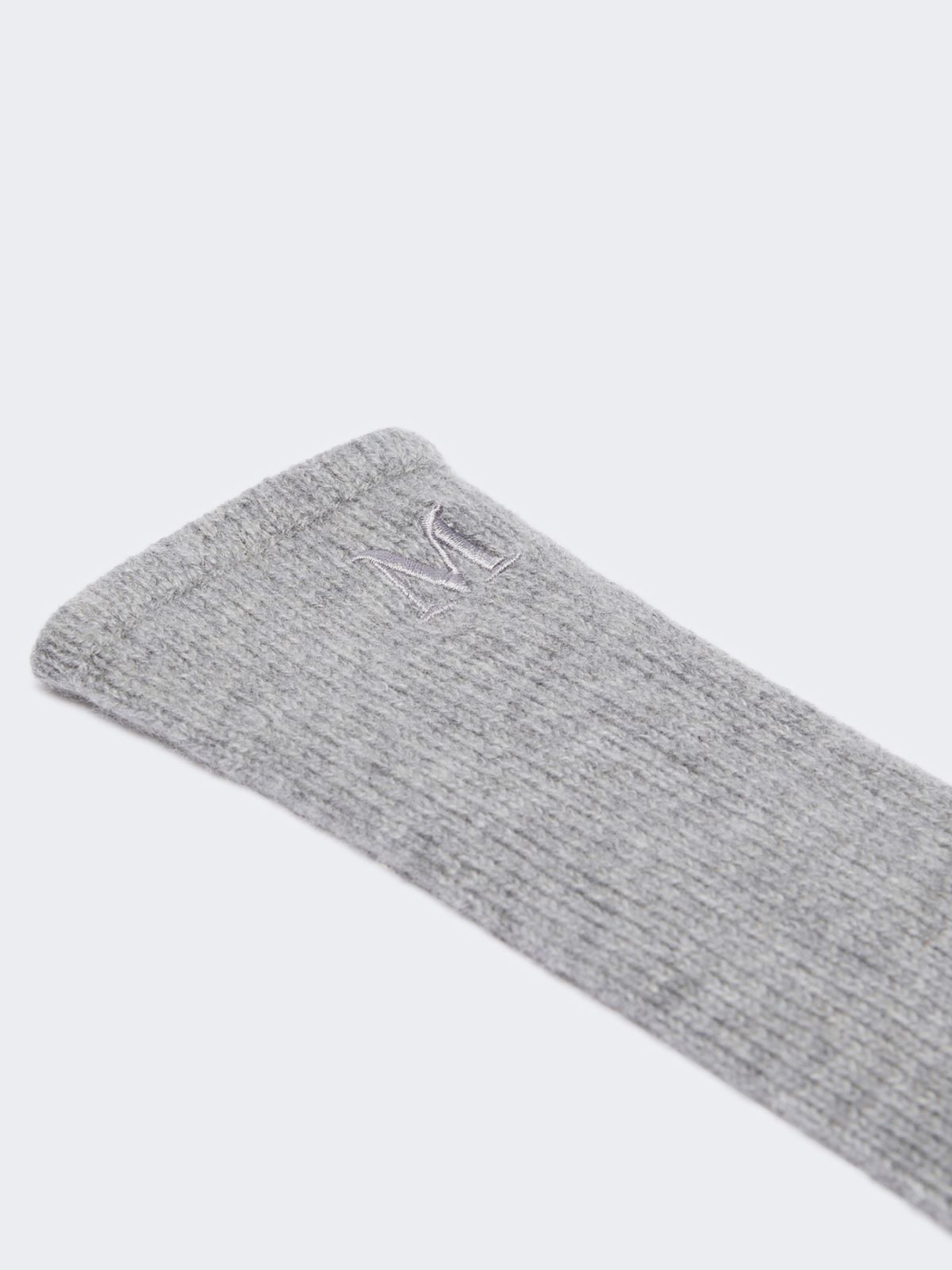 Cashmere gloves - LIGHT GREY - Max Mara - 3