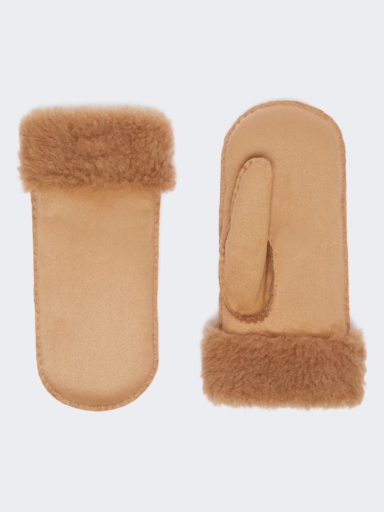 Moufles à texture douce - POIL DE CHAMEAU - Max Mara