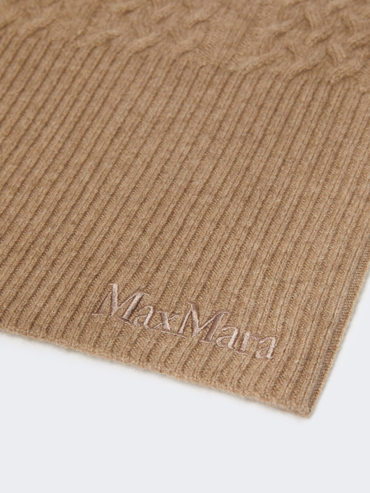 Cashmere balaclava - BEIGE - Max Mara - 2