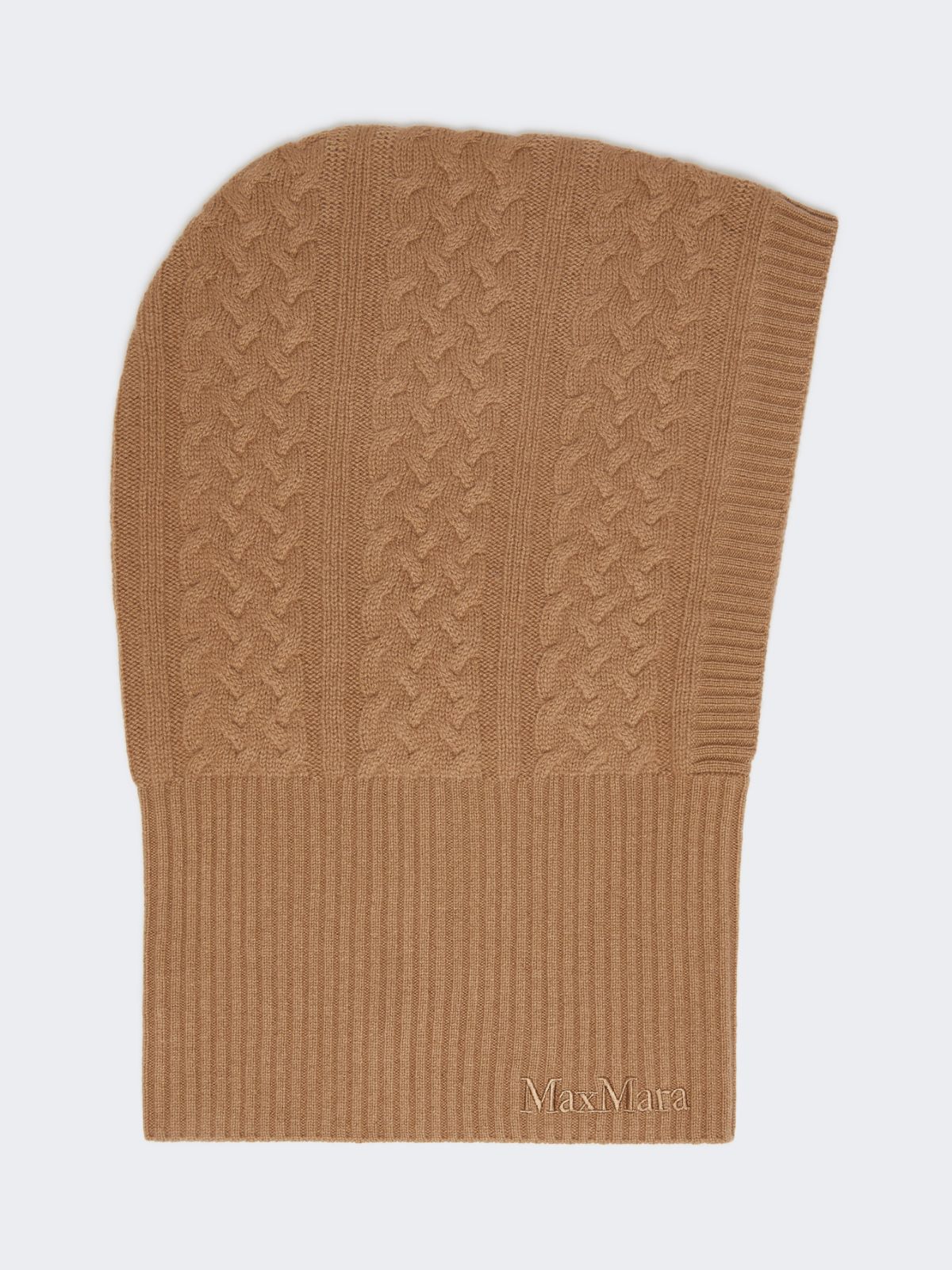 Cashmere balaclava - CAMEL - Max Mara