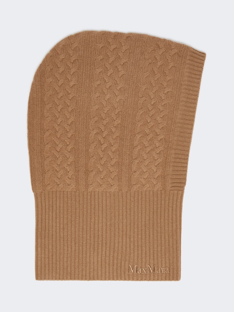 Cashmere balaclava - CAMEL - Max Mara