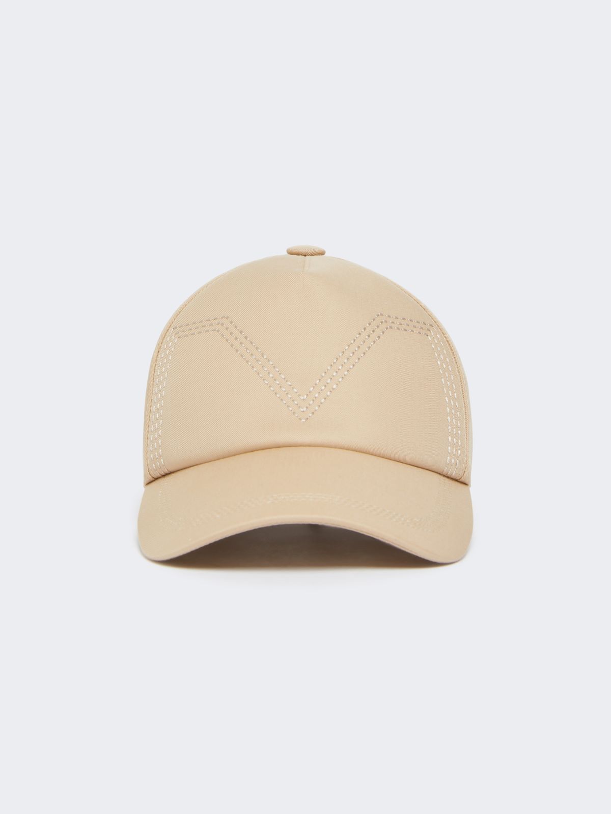 Gabardine water-repellent baseball cap - SAND - Max Mara