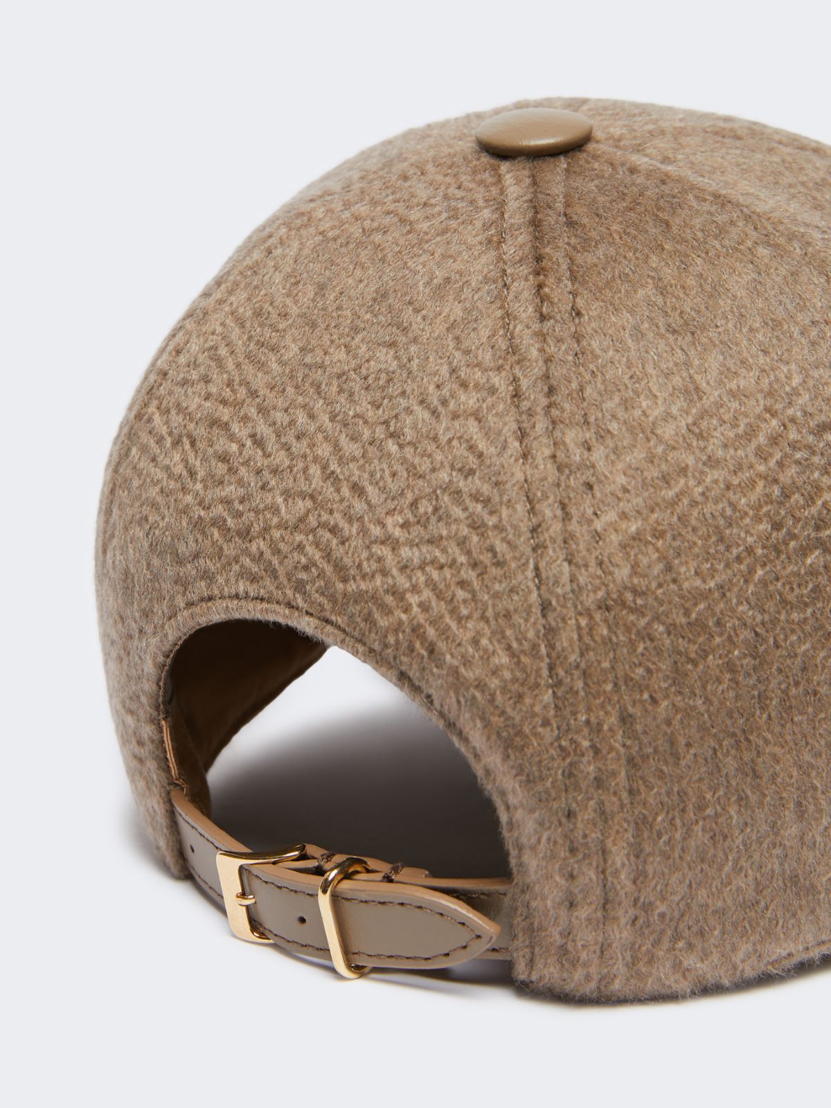 Cashmere baseball cap - BROWN - Max Mara - 3