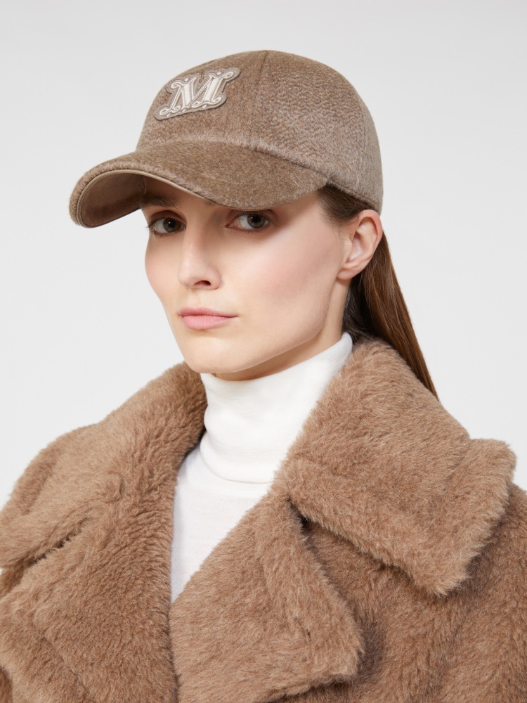 [ドゥランテ] ピュア カシミヤ ベースボール キャップ - BROWN - Max Mara