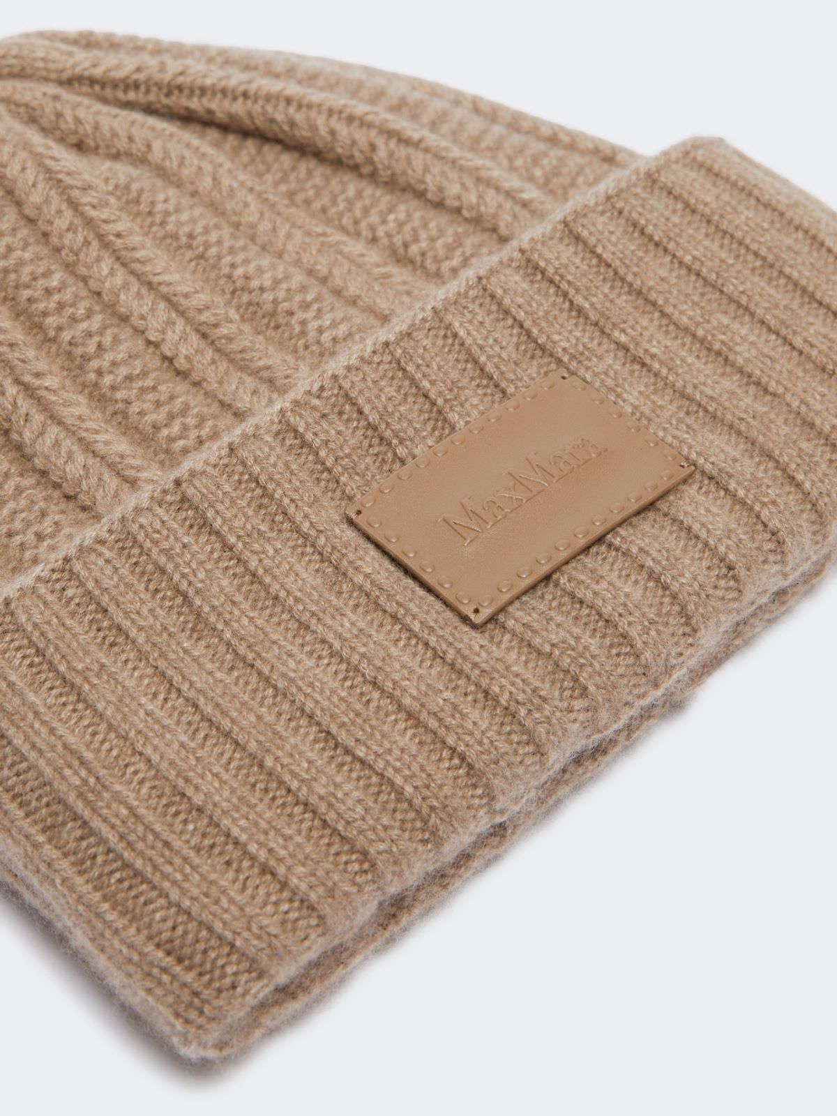 Cuffia in cachemire a costa inglese - BEIGE - Max Mara - 3