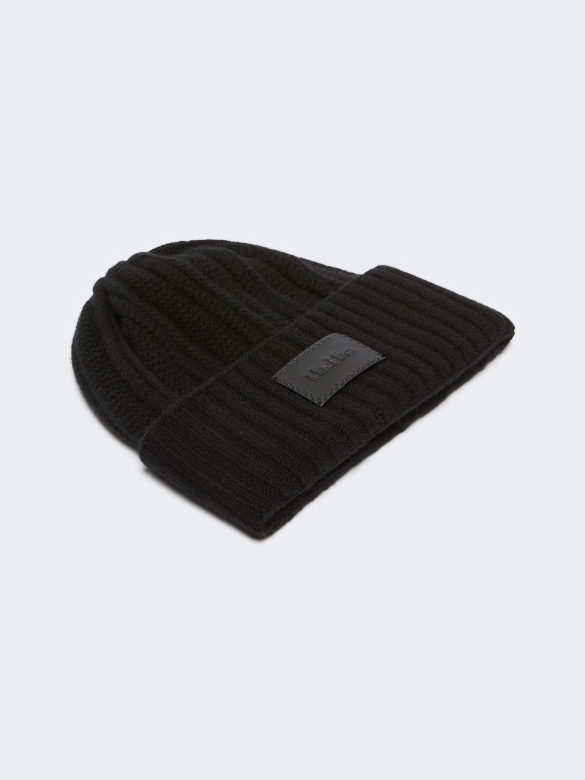 Cuffia in cachemire a costa inglese - NERO - Max Mara - 2