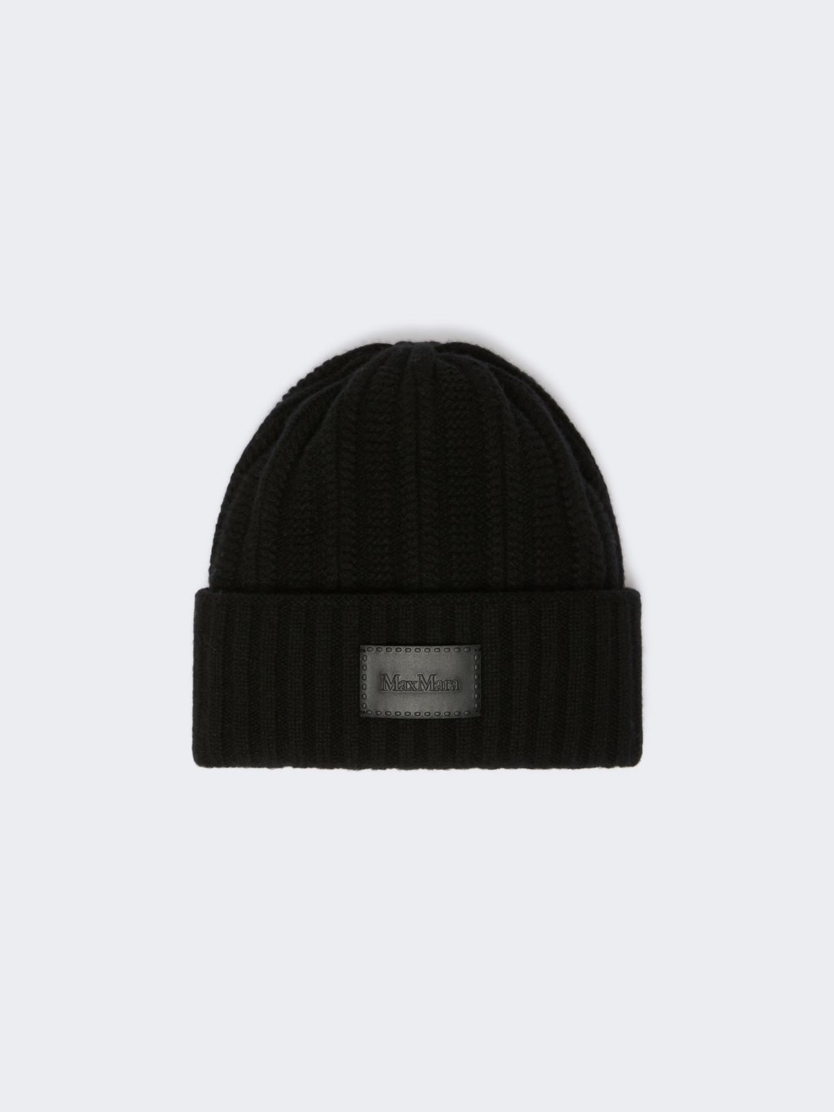 Cuffia in cachemire a costa inglese - NERO - Max Mara