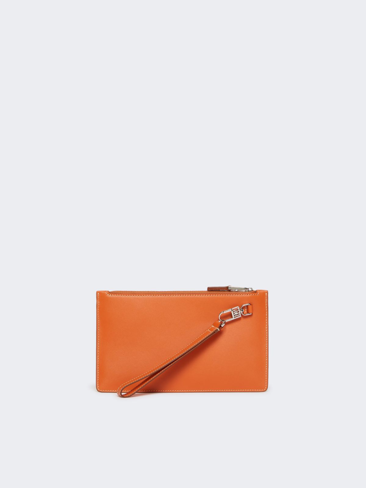 Wrist-strap leather pouch - TANGERINE - Max Mara - 2