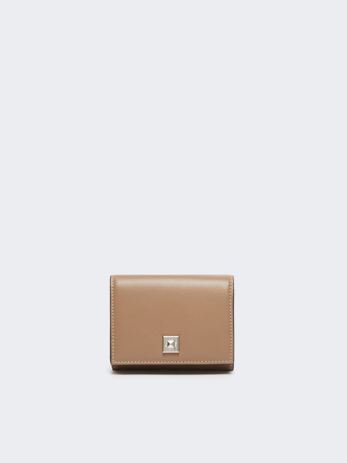 Leather tri-fold purse - MUD - Max Mara - 8