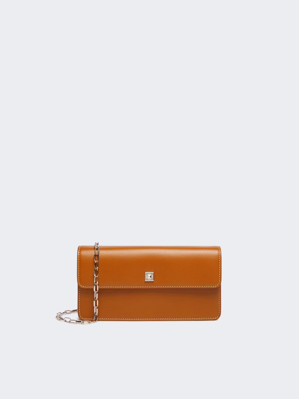 Leather phone pouch - RUST - Max Mara - 7