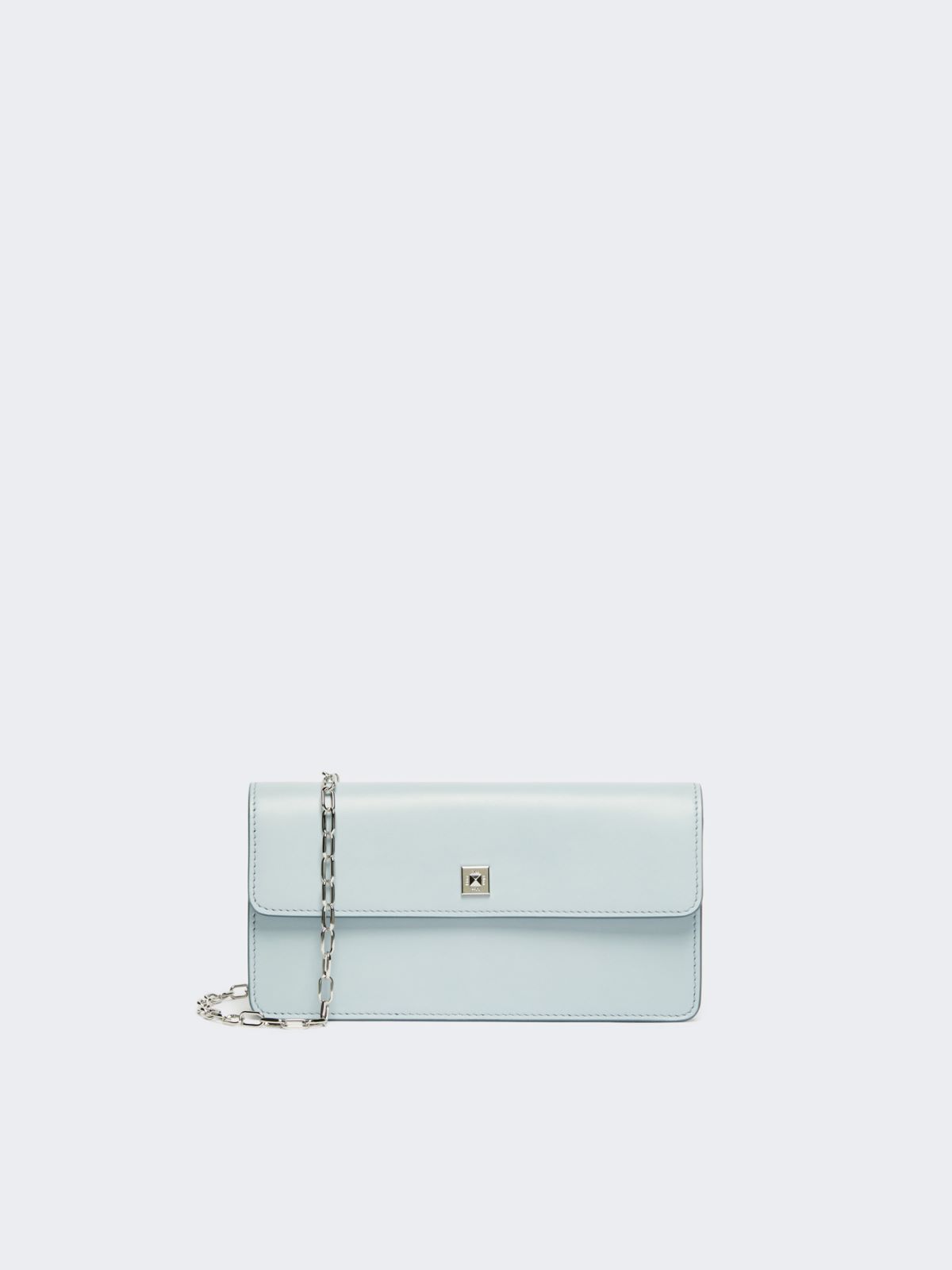 Leather phone pouch - SKY BLUE - Max Mara - 10