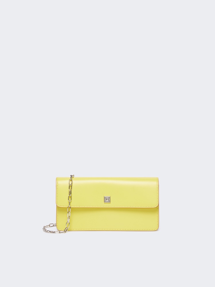 Étui de téléphone en cuir - JAUNE - Max Mara