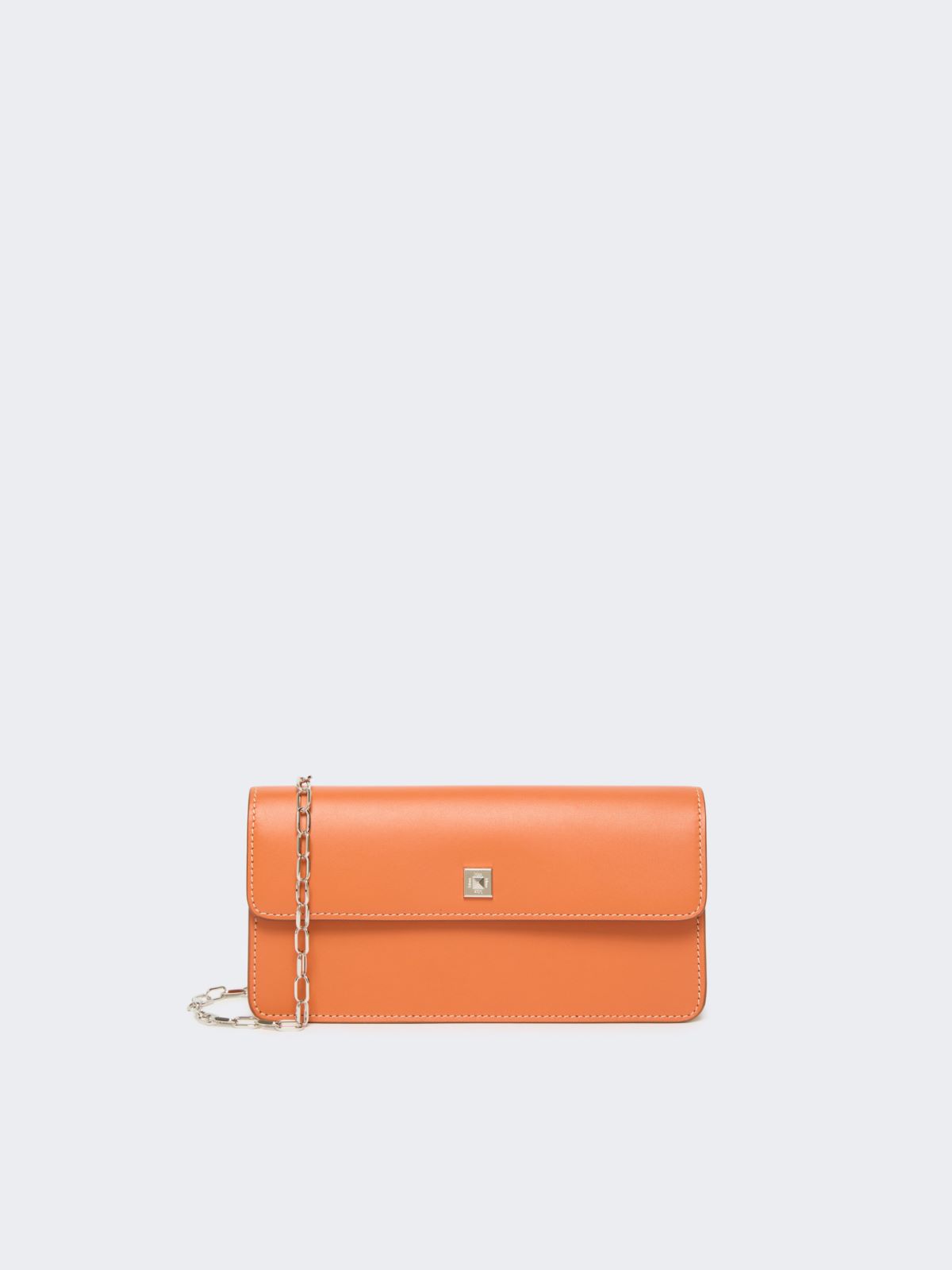 Leather phone pouch - TANGERINE - Max Mara - 6