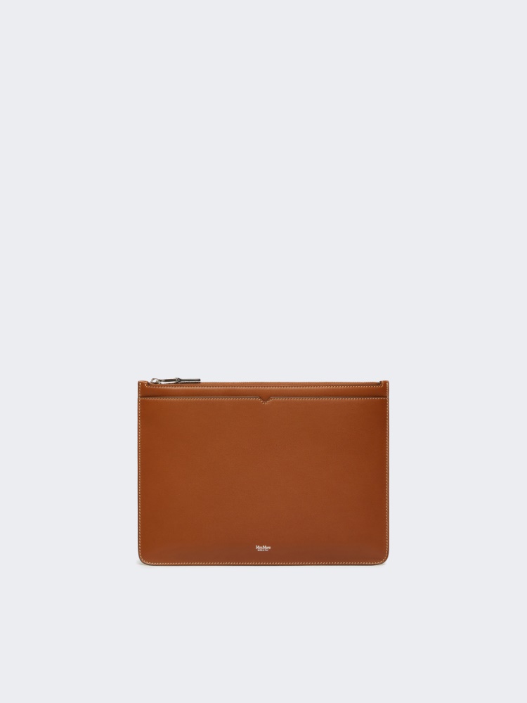Étui pour tablette en cuir - AMBRE MARRON - Max Mara