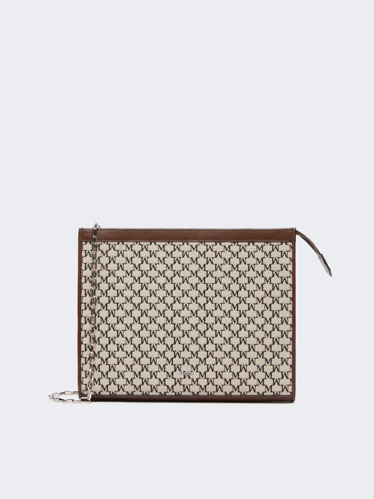 Clutch Medium aus Baumwolle-Jacquard - SCHWARZ - Max Mara - 11