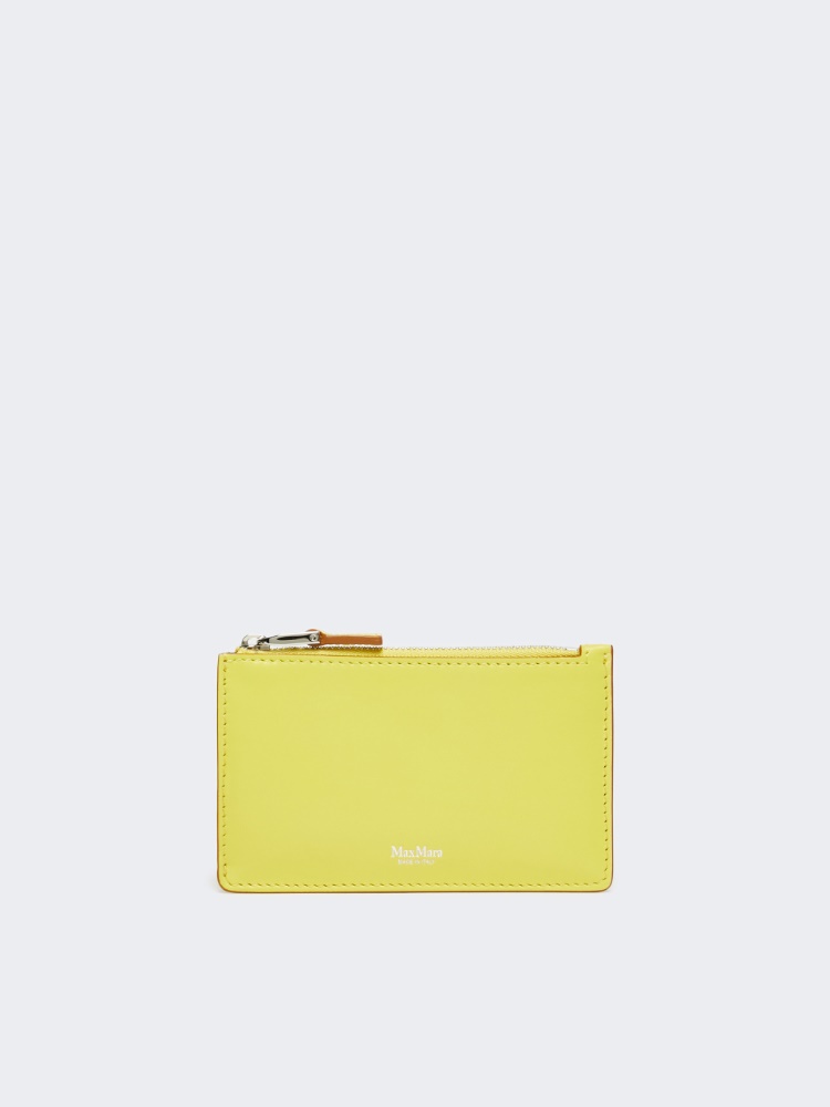 Tarjetero de piel - AMARILLO - Max Mara