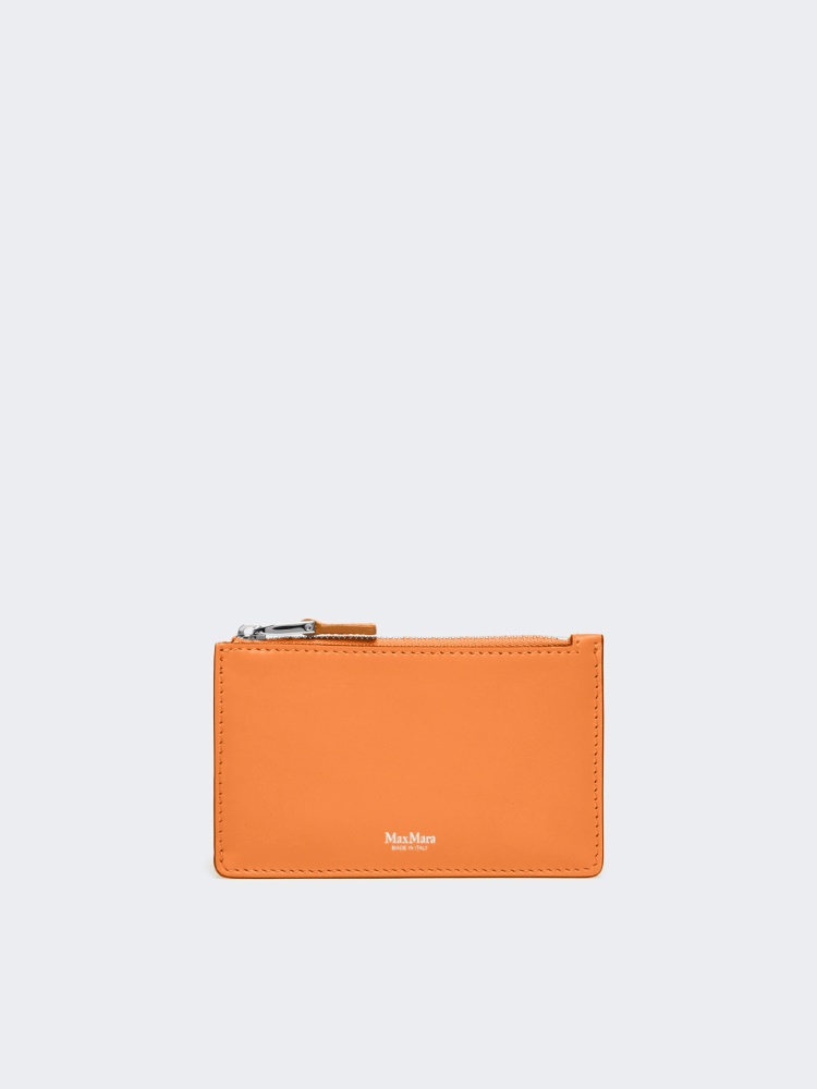 Kartenetui aus Leder - MANDARINE - Max Mara
