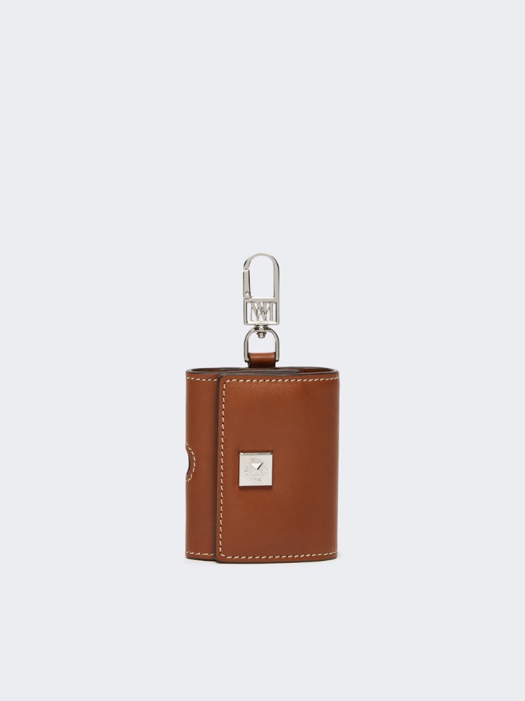 Funda para auriculares de piel - AMBAR MARRON - Max Mara