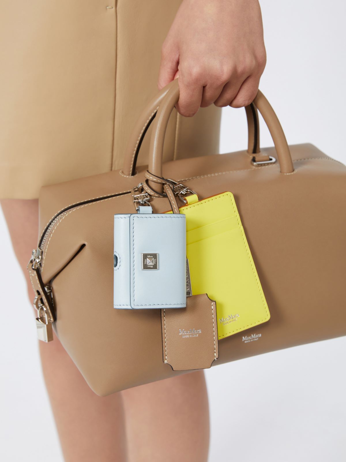 Leather earphone pouch - SKY BLUE - Max Mara - 10