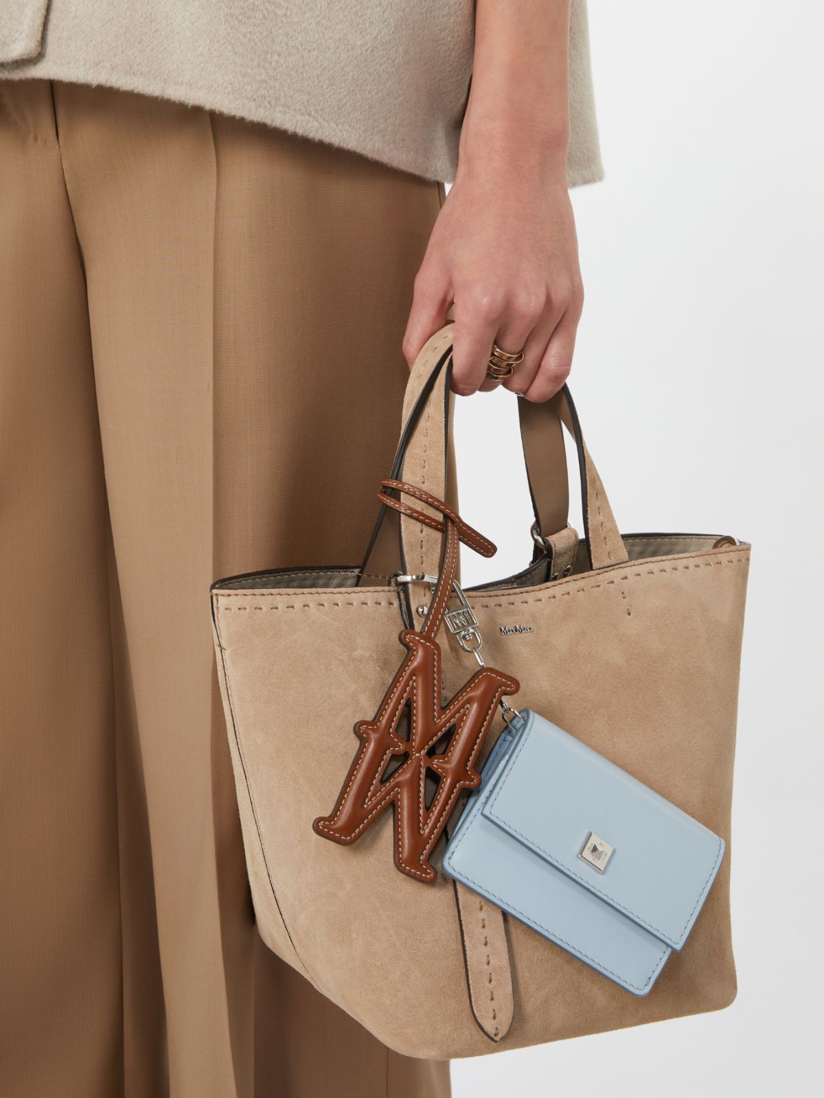 Leather purse - SKY BLUE - Max Mara - 10