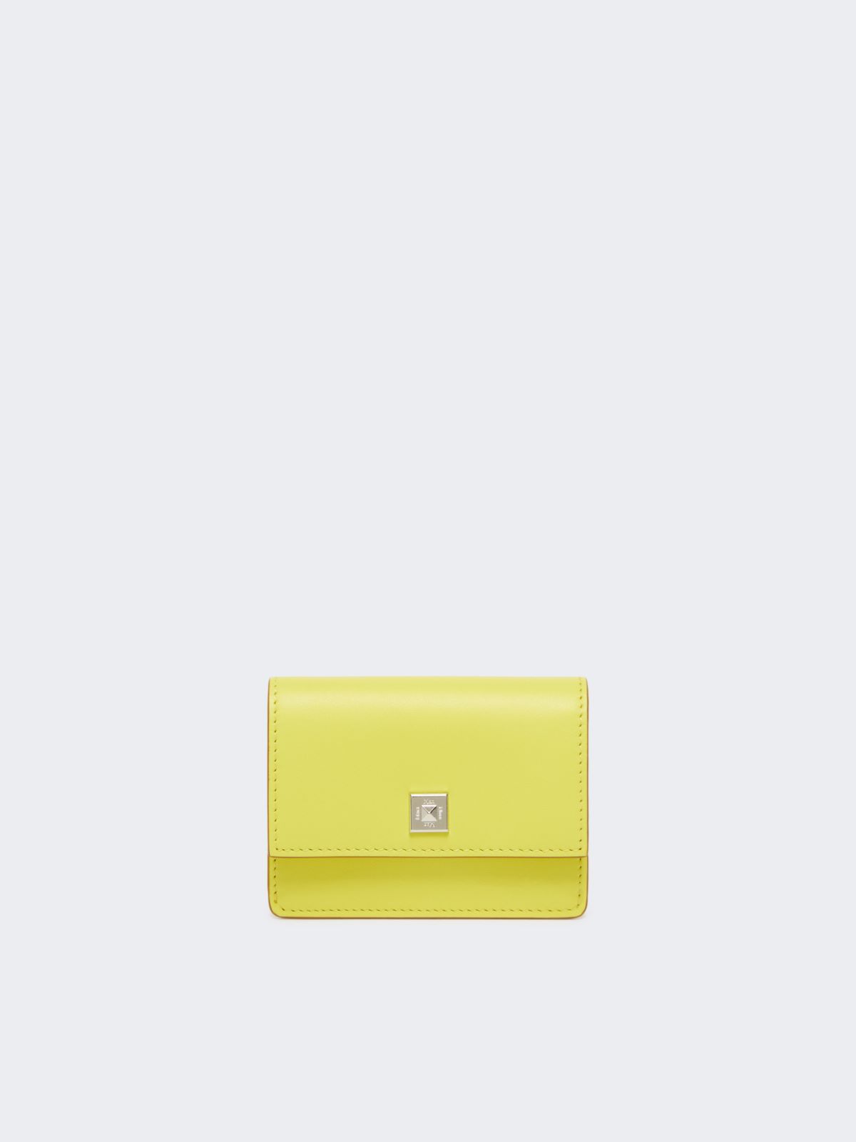 [MMパース] カーフ レザー カードケース - YELLOW - Max Mara - 9
