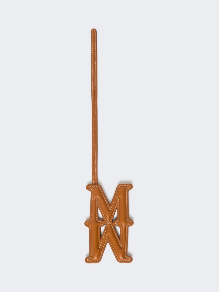 Charm Monogram de piel - HERRUMBRE - Max Mara