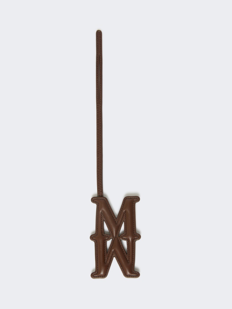 Leather Monogram charm - COCOA - Max Mara