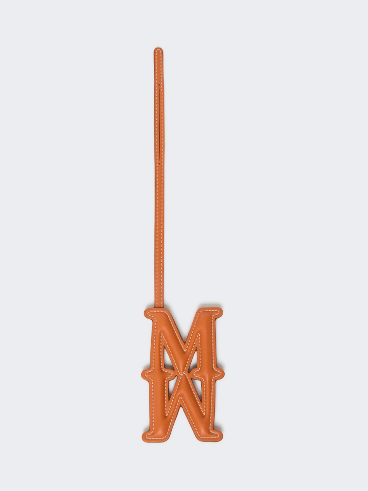 Charm Monogram de piel - MANDARINA - Max Mara