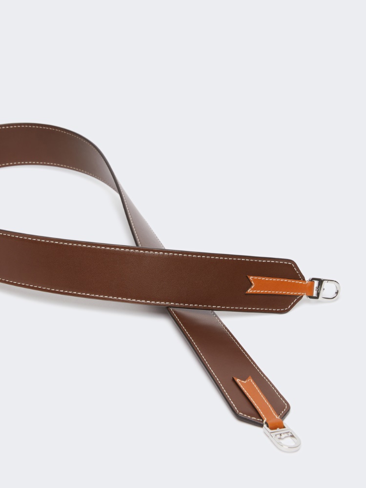 Bandolera de piel - CACAO - Max Mara