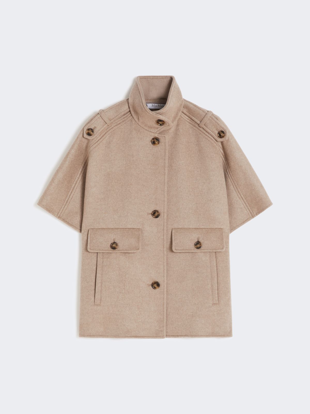 [ヴェネレ] ピュア カシミヤ ケープ - BEIGE - Max Mara - 9