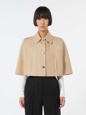 ジャケット MAX MARA Fulcro cotton cape Max Mara Fulcro Single-Breasted Cotton Gabardine Cape