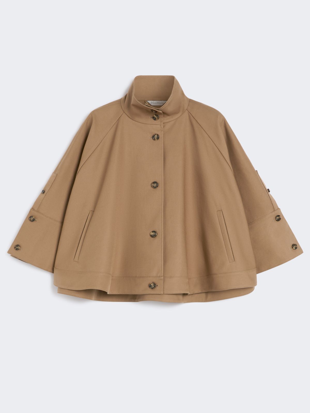 Cropped water-repellent gabardine cloak - COLONIAL - Max Mara - 9