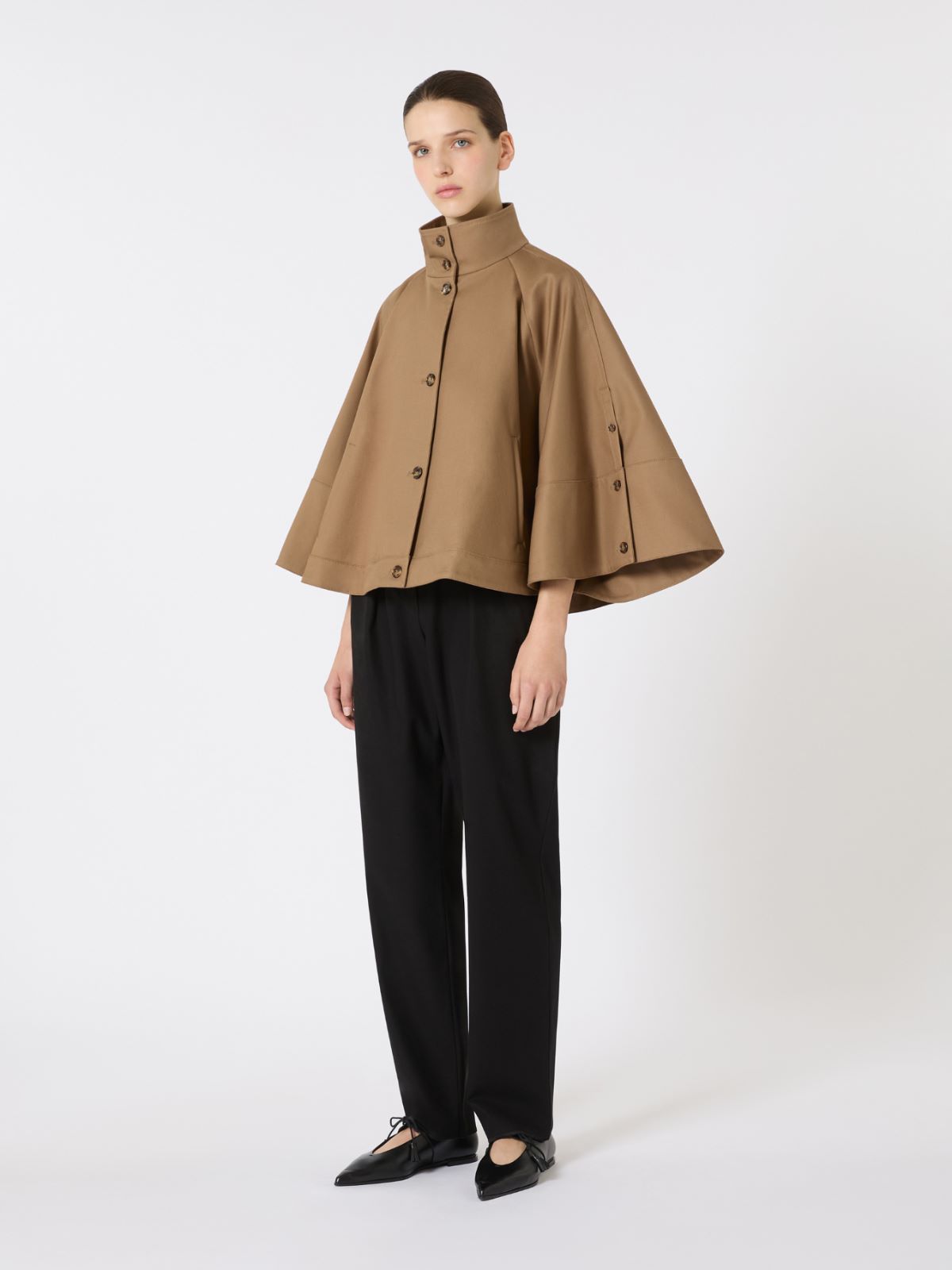 【関税&送料込】Max Mara Fulcro Cotton Cape Capes Short Woman | Max Mara