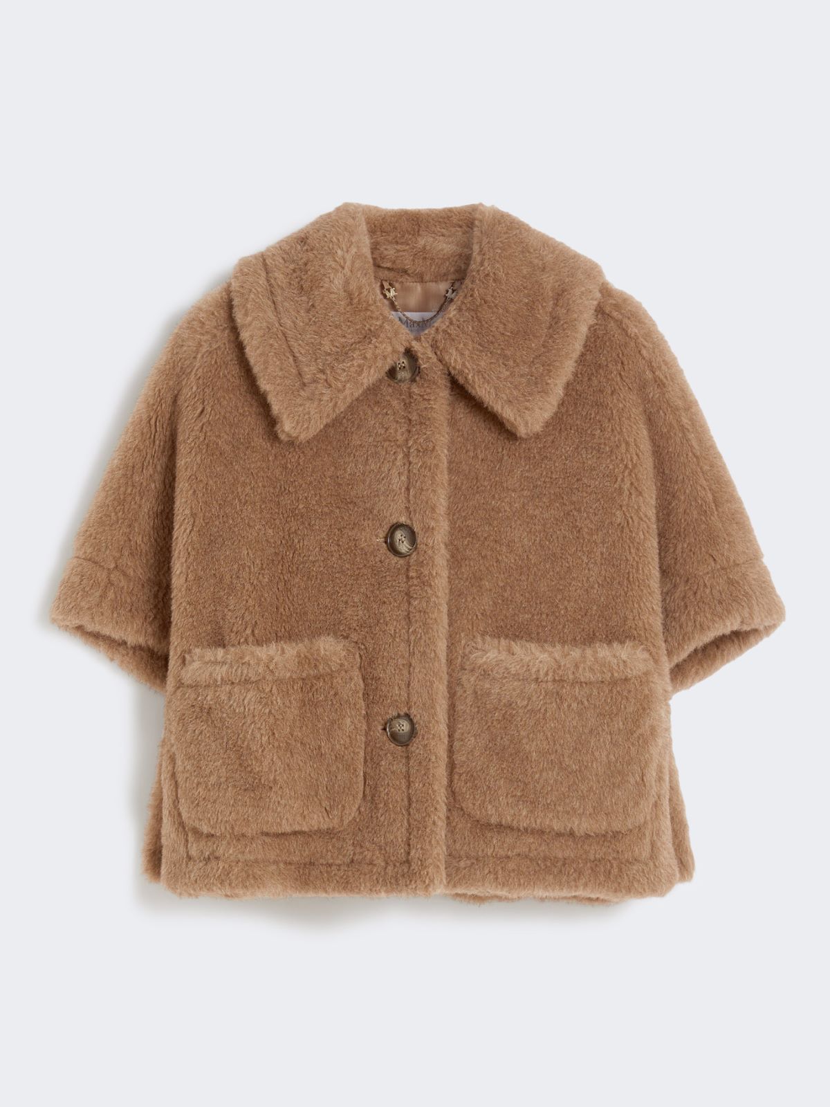 [ニューテルツォ] カシミヤ テディベア ケープ - BRONZE - Max Mara - 8