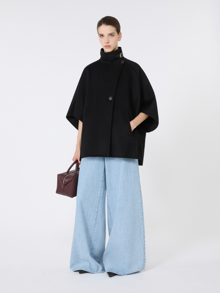 데릭 캐시미어 케이프 - BLACK - Max Mara