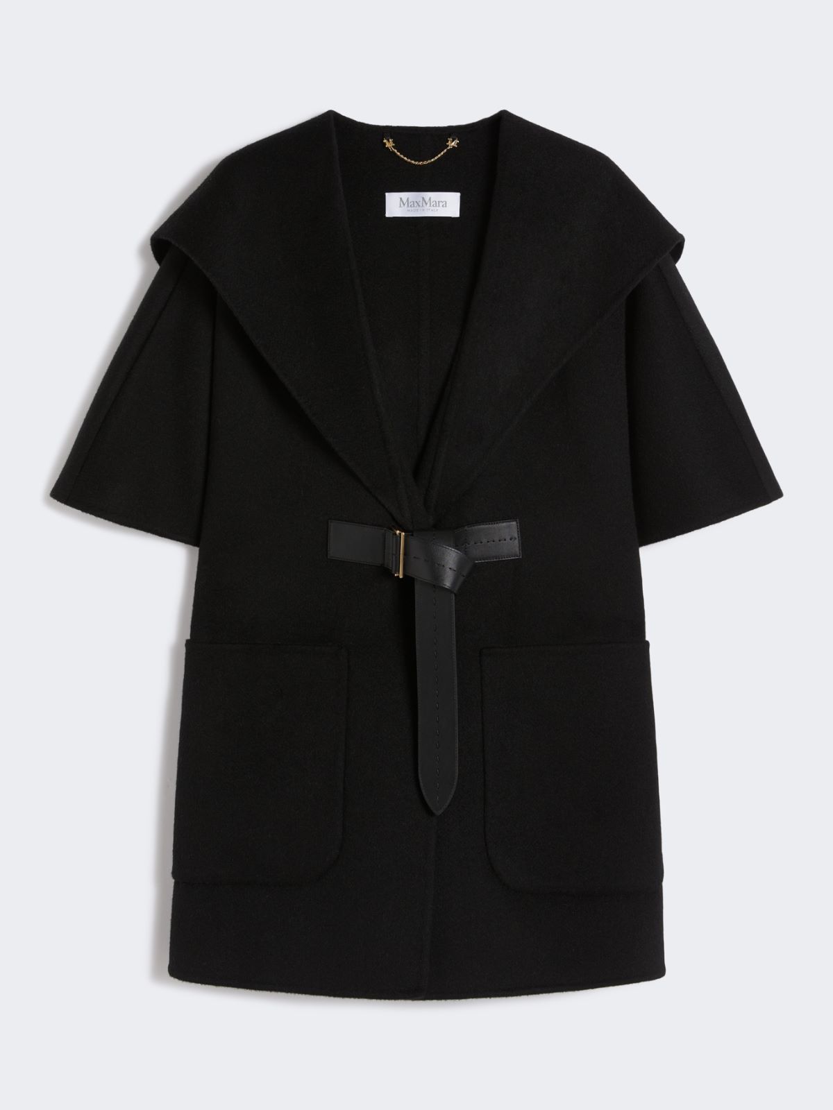 Camel-hair cape - BLACK - Max Mara - 9