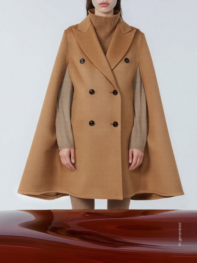 Camel drap cape + CAMEL - Max Mara