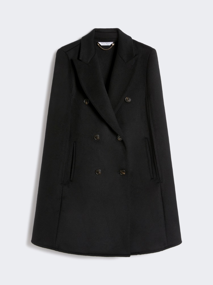Camel drap cape - BLACK - Max Mara