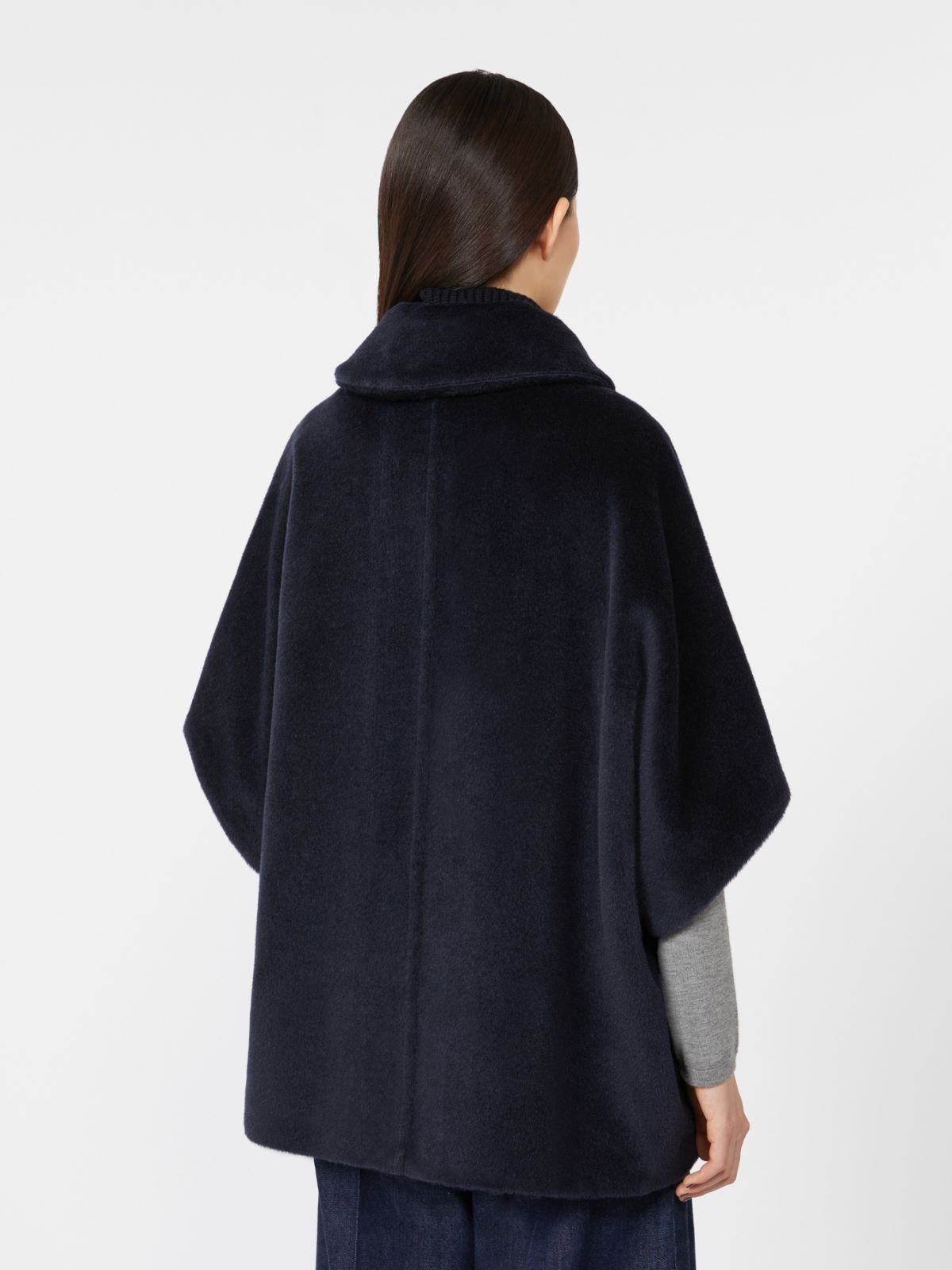 Alpaca cape - ULTRAMARINE - Max Mara - 3