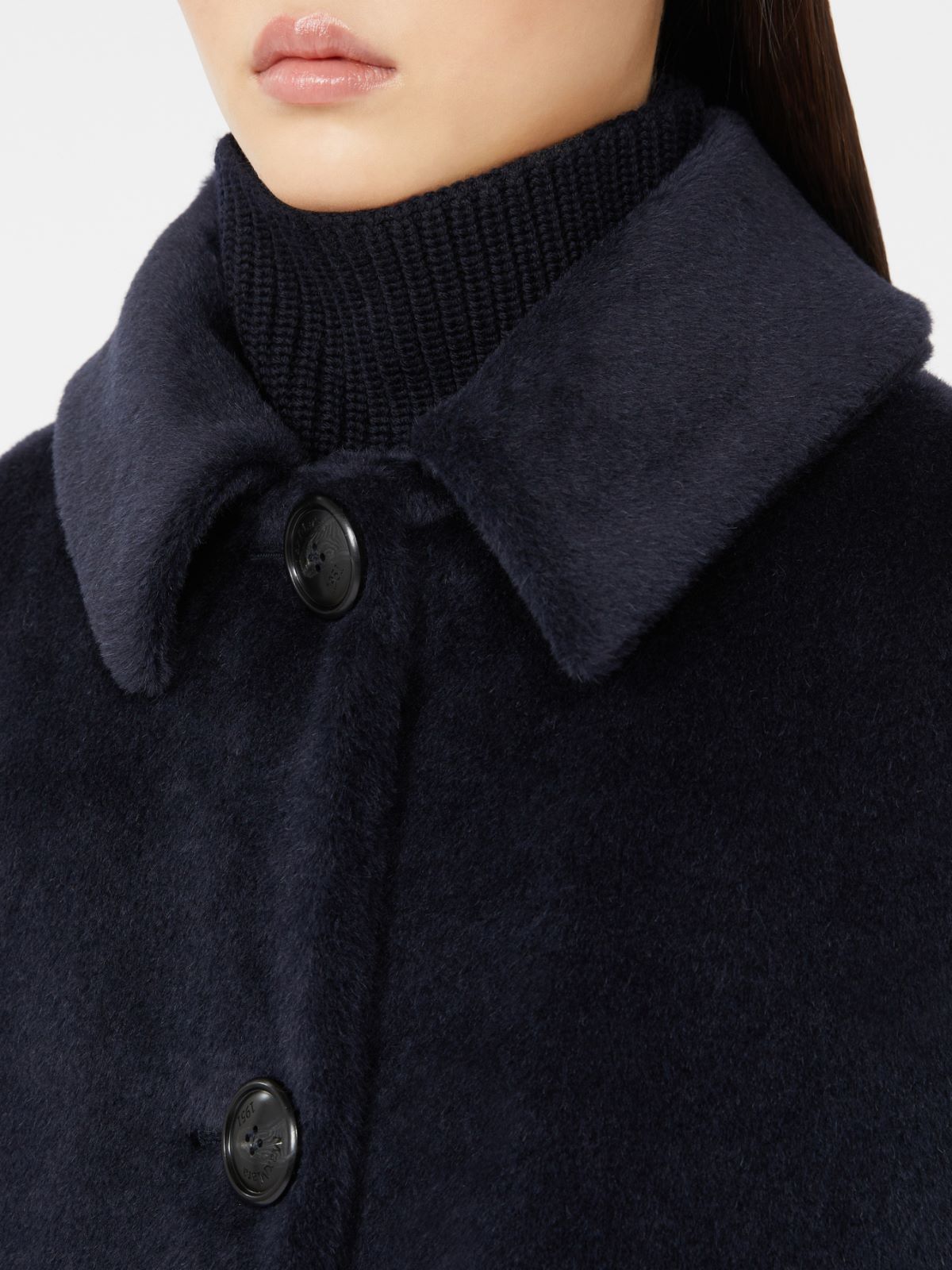 Alpaca cape - ULTRAMARINE - Max Mara - 4