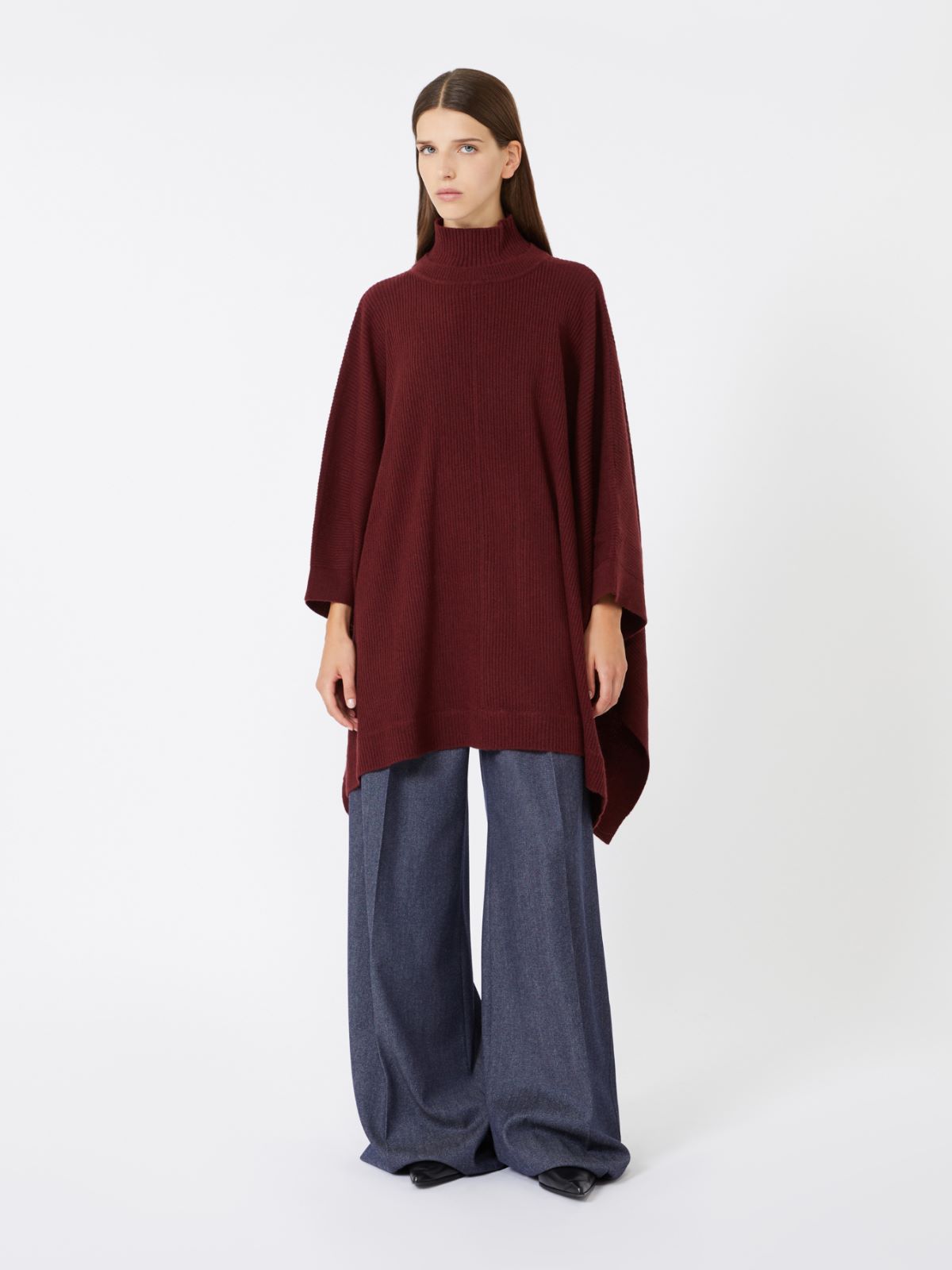 Cashmere cape - RASPBERRY - Max Mara