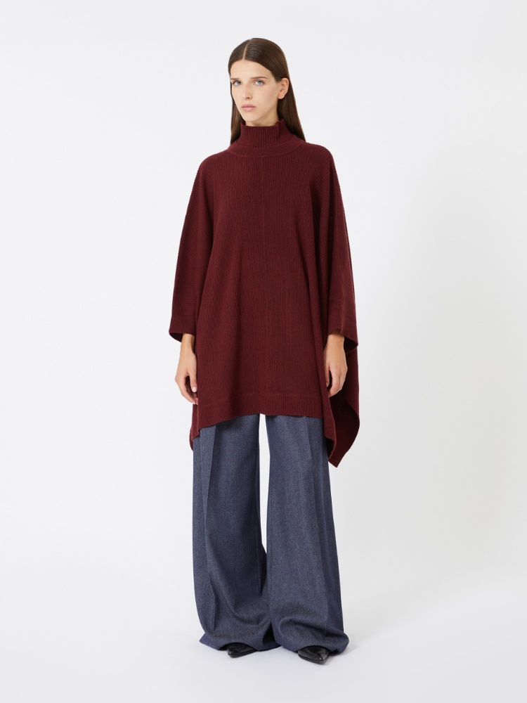 Cashmere cape - RASPBERRY - Max Mara