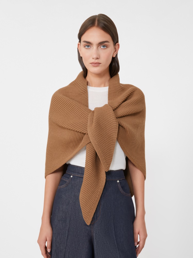 Grand châle en fil de laine - POIL DE CHAMEAU - Max Mara