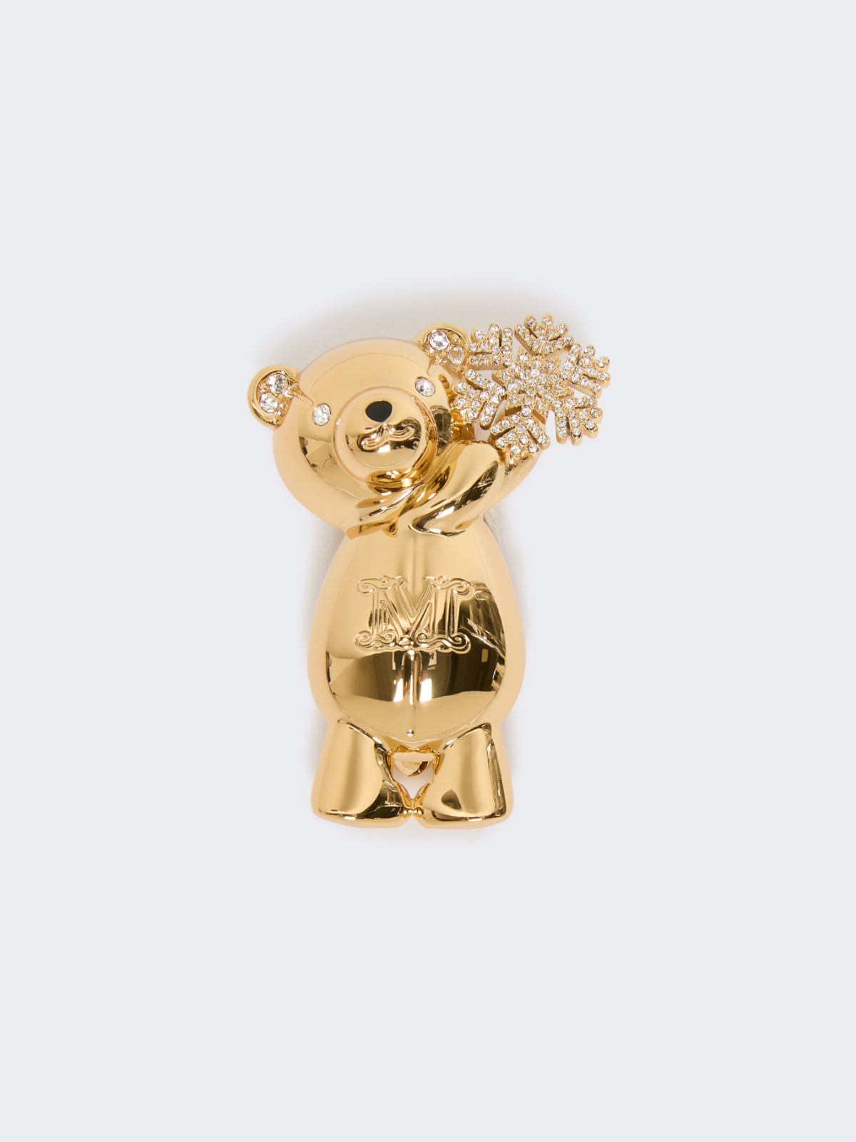 Metal teddy bear brooch - GOLD - Max Mara - 6