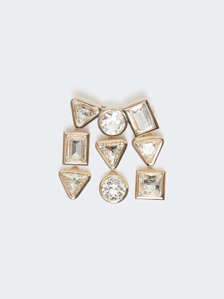 Crystal Cocktail brooch - BRONZE - Max Mara