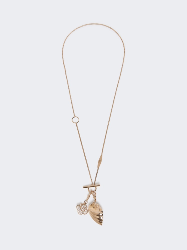 Long necklace with pendants - BRONZE - Max Mara