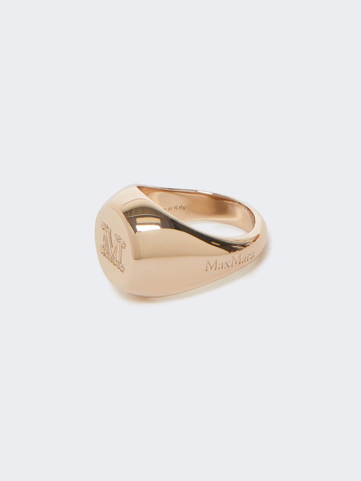 Metalowy sygnet - ZŁOTY - Max Mara - 2