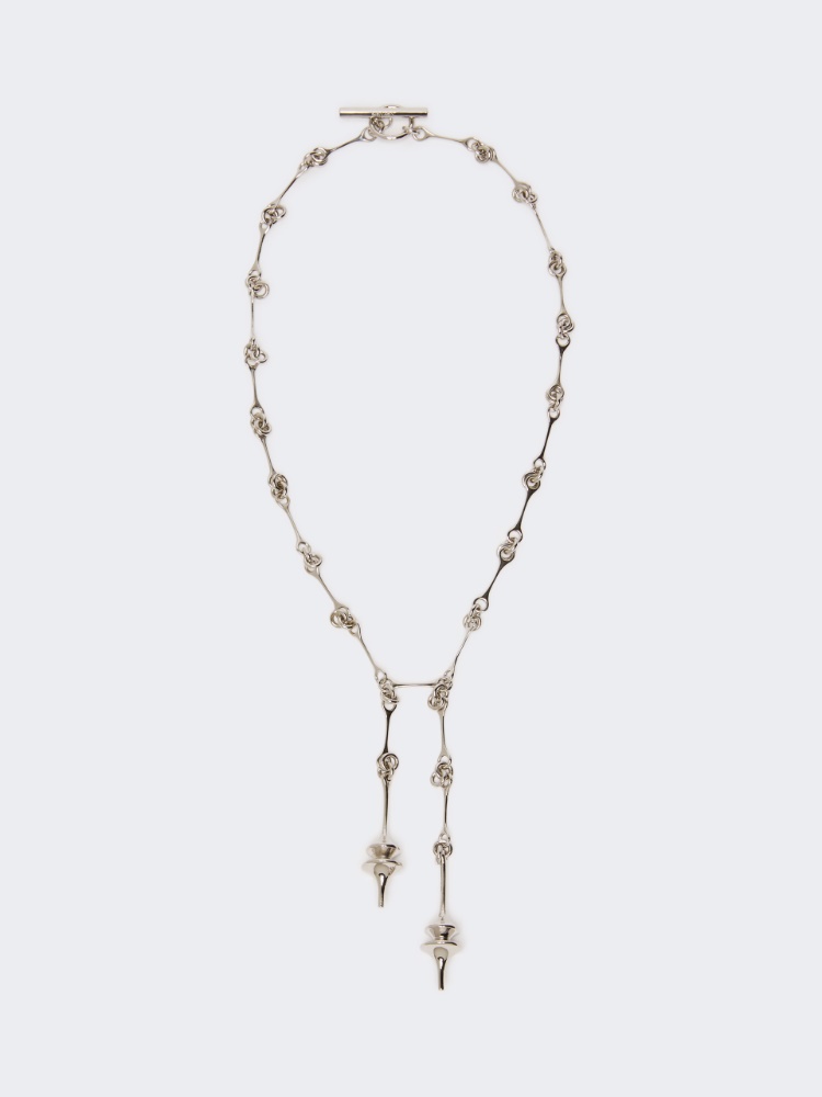 Sautoir avec double pendentif - ARGENT - Max Mara